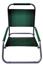 Seasonal Trends F2S018-GREEN Beach Chair, 18.1 in W, 23 in D, 21.65 in H, Steel Frame, Silver Frame  6 Pack