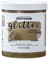 Rust-Oleum 360218 Textured Glitter Paint, Harvest Gold, 28 fl-oz, Can