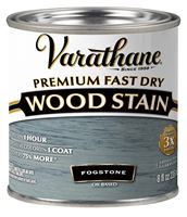 VARATHANE 370871 Premium Fast Dry Stain, Fogstone, Liquid, 0.5 pt
