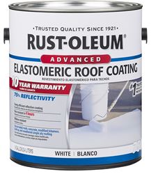 RUST-OLEUM 750 Series 301903 Elastomeric Roof Coating, White, 0.9 gal, Liquid