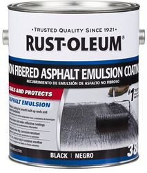 RUST-OLEUM 380 Series 301908 Non-Fibered Coating, Black, 1 gal, Liquid