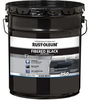 RUST-OLEUM 350 Series 301999 Roof Coating, Black, 4.75 gal Pail, Liquid