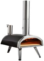 Ooni Fyra 12 UU-P0AD00 Wood Pizza Oven, 15.1 in W, 28.6 in D, 29.2 in H, Steel, Black