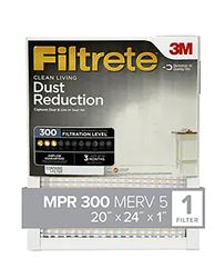 FILTER AIR DST REDUC 20X24X1IN  4 Pack