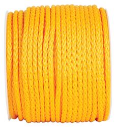 Koch 5061045 Rope, 5/16 in Dia, 600 ft L, Polypropylene, Yellow 