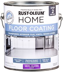 RUST-OLEUM 358584 Concrete Floor Coating, Semi-Gloss, 1 gal