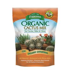 ESPOMA CA4 Cactus Mix Potting Soil Mix, 4 qt Bag  