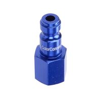 ColorConnex A72430C-X Plug, 1/4 in, FNPT, Aluminum, Anodized 