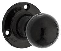 National Hardware N166-002 Pull Only Door Knob, 1-11/16 in Dia Knob, Steel