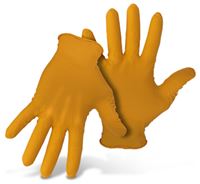 Grippaz G21081-XL-50 Disposable Gloves, XL, Nitrile, Orange