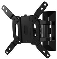 Sanus LSF110-B1 Full-Motion TV Mount, Plastic/Steel, Black, Wall, For: 19 to 40 in Flat-Panel TVs Weighing Up to 35 lb
