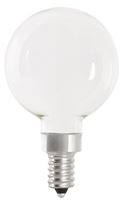 Feit Electric BPG1660W927CAFIL2 LED Light Bulb, G16.5 Mini Globe Lamp, 60 W Equivalent, E12 Candelabra Lamp Base, Frost