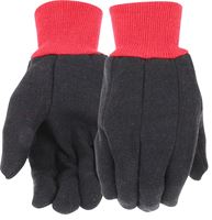 WEST CHESTER 69090/L3B Winter Gloves, Mens, L, 9-3/4 in L, Knit Wrist Cuff, Cotton/Polyester, Brown/Red