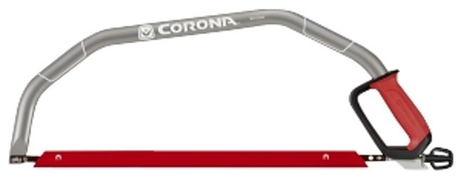 CORONA BS15060 Bow Saw, 24 in L Blade, Carbon Steel Blade, Steel Handle, Comfort Grip Handle