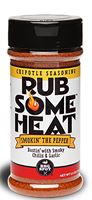 BBQ SPOT OW85020-6 Rub Some Heat Seasoning, Chipotle Flavor, 6 oz
