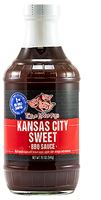 BBQ SPOT OW85500 3-Little Pigs Kansas City BBQ Sauce, Sweet Flavor, 16 oz
