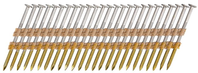 ProFIT 0710156 Collated Nail, 2-3/8 in L, 304 Stainless Steel, Round Head, Ring Shank