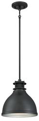 Westinghouse Kilian Series 63268 Pendant, 120 V, 1-Lamp, Incandescent, LED Lamp, Metal Fixture, Black Fixture