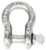 BARON 193LR-3/16 Anchor Shackle, 3/16 in Trade, 0.3 ton Working Load, Steel, Hot-Dipped Galvanized