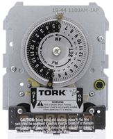 TORK 1109A Series 1109AM-IAP Analog Timer, 40 A, 120/208/277 VAC, 24 hr Cycle, Gray/Silver