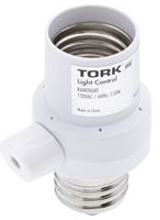 TORK RKP Series RKPS102WH Photocontrol Socket Adapter, 150/75 W, White
