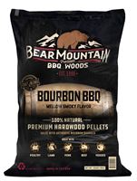 Bear Mountain Craft Blends Series FK88 BBQ Pellet, 20 in L, Wood, 20 lb Bag