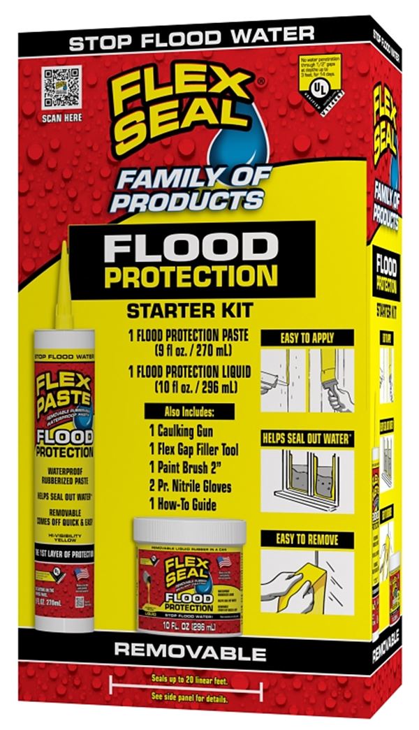 Flex Seal Flood Protection RKITSTART02 Starter Kit, Yellow