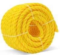 BARON 53610 Rope, 1/2 in Dia, 50 ft L, 420 lb Working Load, Polypropylene, Yellow