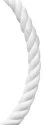 BARON 54021 Rope, 5/8 in Dia, 140 ft L, 1169 lb Working Load, Nylon, White