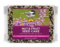 Audubon Park 14363 Wild Bird Seed Cake, Fruit, Nut Flavor, 2 lb Bag