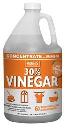 HARRIS ORG30-128 30% Cleaning Vinegar, 128 oz Bottle, Liquid, Pungent, Vinegar, Clear