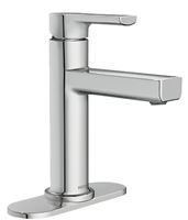 Moen Rinza 84627 Bathroom Faucet, 1.2 gpm, 1-Faucet Handle, 1-Faucet Hole, Metal, Chrome, 4 in Faucet Centers