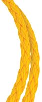 BARON 54216 Rope, 3/8 in Dia, 500 ft L, 200 lb Working Load, Polypropylene, Yellow
