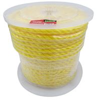 BARON 54610 Rope, 1/2 in Dia, 200 ft L, Polypropylene, Yellow