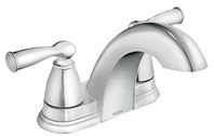 Moen Banbury Series 84942 Centerset Bathroom Faucet, 1.2 gpm, 2-Faucet Handle, 3-Faucet Hole, Metal, Chrome