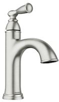 Moen Banbury Series 84945SRN Bathroom Faucet, 1.2 gpm, 1-Faucet Handle, Zinc, Spot Resist Brushed Nickel, Lever Handle