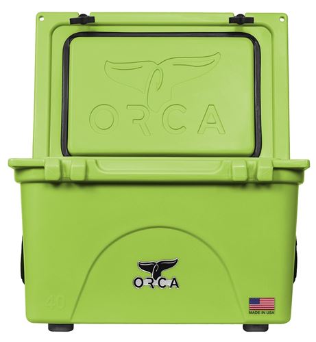 ORCA ORCL040 Cooler, 40 qt Cooler, Lime, 10 days Ice Retention