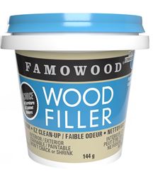 FAMOWOOD 42042144 Wood Filler, White, 144 g