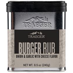 Traeger SPC215 Burger Rub, Garlic, Onion, 8.5 oz Tin  6 Pack