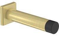 National Hardware Reed N830-528 Door Stop, 1 in Dia Base, 3 in Projection, Aluminum, Brushed Gold