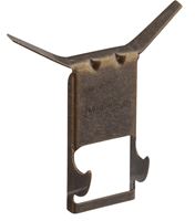 National Hardware V2552 Series N260-299 Brick Hanger, 30 lb, Steel, Antique Brass, Wall Mounting