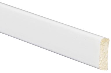 Inteplast Group 142 91420800032 Screen Trim, 8 ft L, 3/4 in W, Polystyrene, Crystal White  25 Pack