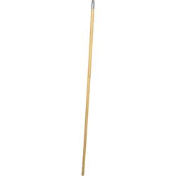 BIRDWELL 309-12 Handle, 15/16 in Dia, 48 in L, Screw-On, Threaded, Wood, Natural