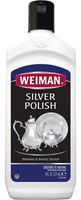 Weiman 24 Silver Polish, 8 oz, Cream, Floral, Blue 