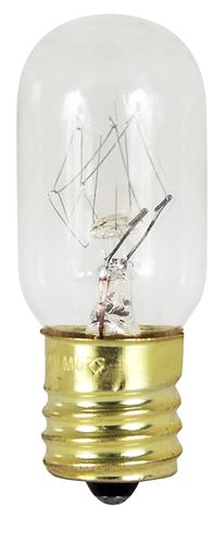 Feit Electric BP15T7 Incandescent Lamp, 15 W, T7 Lamp, Candelabra E12 Lamp Base, 2700 K Color Temp, 1500 hr Average Life