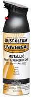 Rust-Oleum 271473 Spray Paint, Flat/Metallic, Iron, 11 oz, Can