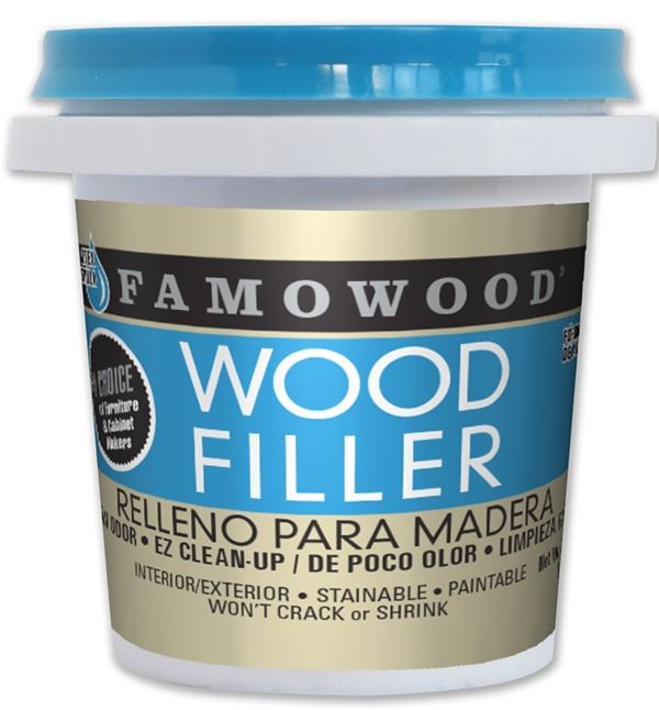 ECLECTIC Famowood 40042112 Wood Filler, Paste, Cherry/Dark Mahogany, 0.25 pt