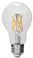 Feit Electric BPA1975CL927CA/FIL/2 LED Light Bulb, A19 Lamp, 75 W Equivalent, E26 Medium Lamp Base, Dimmable