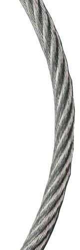 BARON 695911 Cable, 3/8 in Dia, 500 ft L, Galvanized