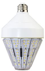 PowerZone GT-CTB-40A LED Bulb, Medium E26, 300 W Equivalent, LED Lamp Base, Daylight Light, 5000 K Color Temp